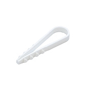 картинка Промрукав PR08.6947 Дюбель-хомут для круглого кабеля DN 19-25 мм белый от компании Intant