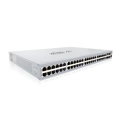 картинка Wi-Tek WI-PCMS554FP-L3 Промышленный 48-портовый управляемый коммутатор PoE от компании Intant