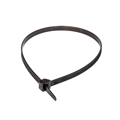 картинка Промрукав PR08.3065 Хомут-стяжка кабельная нейлоновая 2,5х200 мм черная от компании Intant