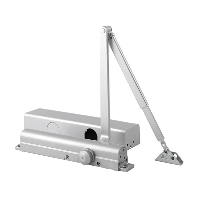 картинка HD-8000 (Silver) Доводчик со складным рычагом (20-180 кг.) морозостойкий от компании Intant