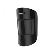 картинка Ajax Fibra MotionProtect Plus черный Датчик движения с микроволновым сенсором и с иммунитетом к животным от компании Intant
