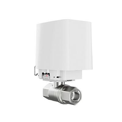 картинка Ajax WaterStop 1/2 белый Кран перекрытия воды с дистанционным управлением от компании Intant