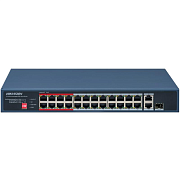 картинка Hikvision DS-3E0326P-E/M(C) Коммутатор 24-портовый неуправляемый PoE от компании Intant