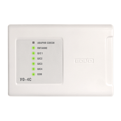 картинка Болид УО-4С (исп.02) Устройство оконечное 4 шлейфа передача извещений по каналу GSM от компании Intant