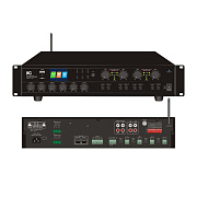 картинка ITC T-4120UC 4-канальный матричный цифровой микшерный усилитель 4*120 Вт с Bluetooth и MP3 от компании Intant