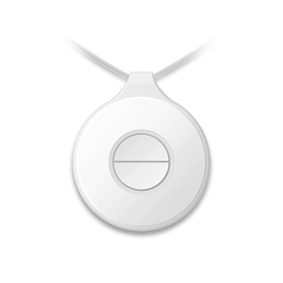 картинка Hikvision DS-PDEBP2-EG2-WE Беспроводная портативная тревожная кнопка (2 кнопки) (AX PRO) от компании Intant